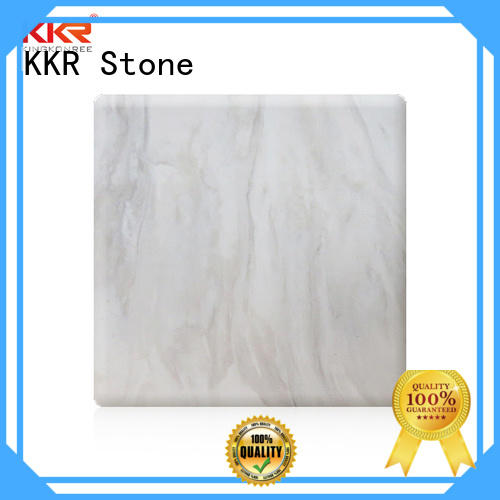 texture pattern solid surface arycli for garden table KKR Stone
