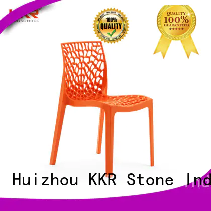 KKR Stone new-arrival clear plastic chair type for garden