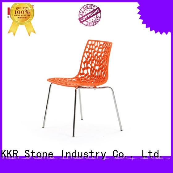 KKR Stone color plastic stool price for-sale for garden