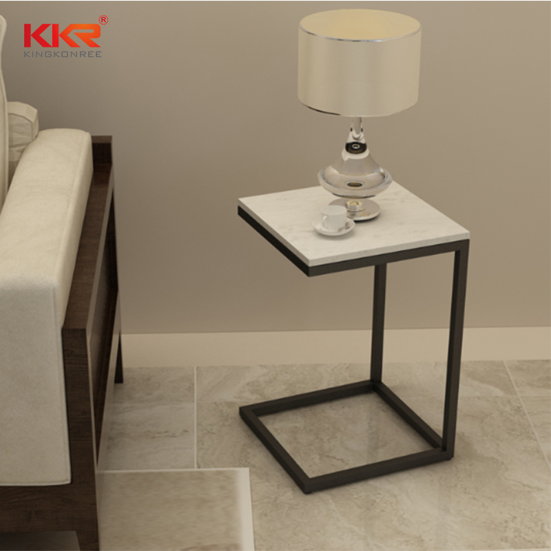 KKR Solid Surface professional marble dining table set from China for home-1