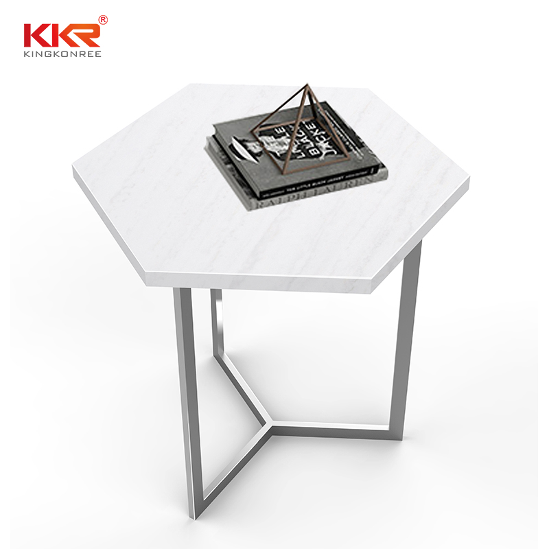 KKR Stone acrylic artificial marble dining table-1