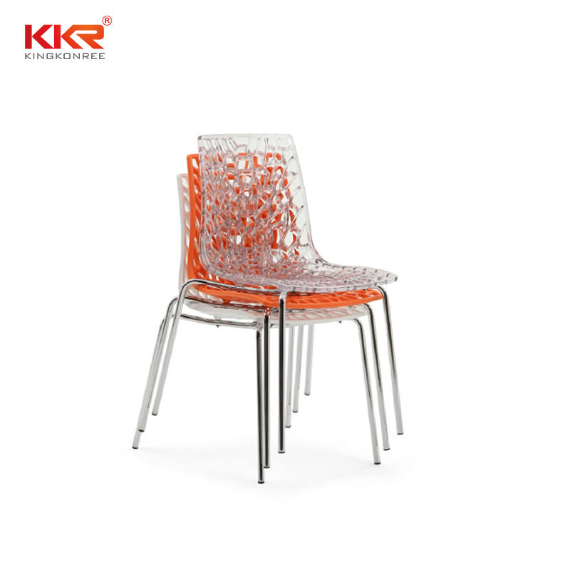Durable Stacking Adult Plastic Chairs KKR - PC - 108C