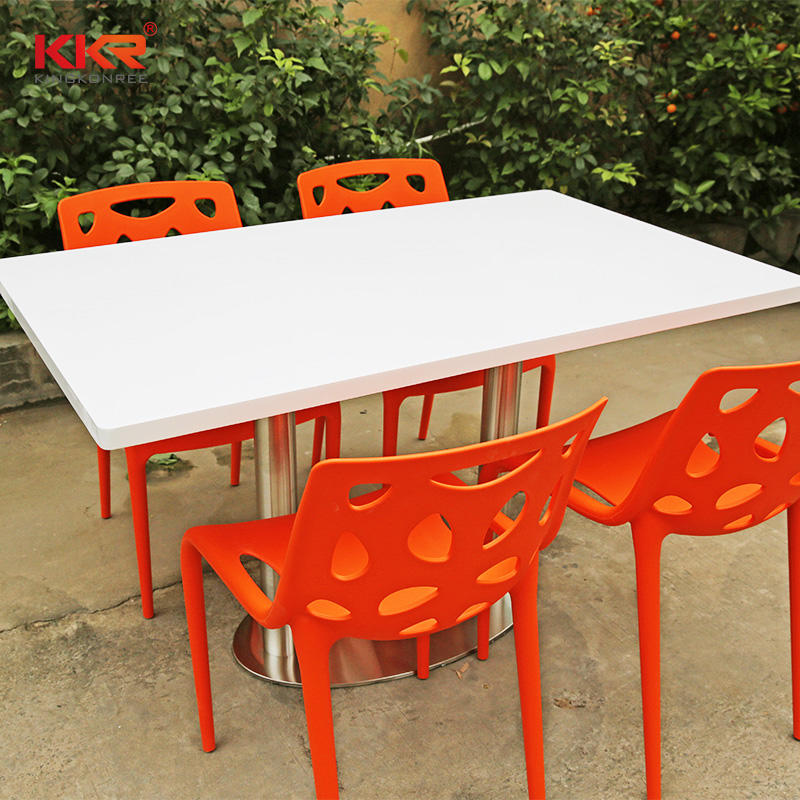 1200mm Length Artificial Stone Solid Surface Dinning Tables KKR-TP4