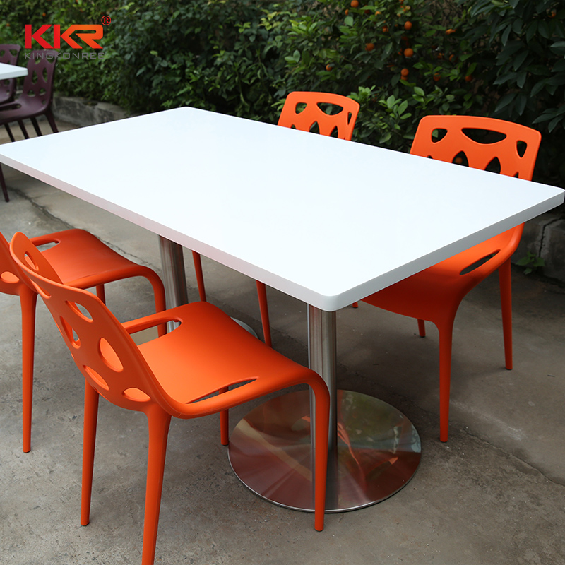 1200mm Length Artificial Stone Solid Surface Dinning Tables KKR-TP4