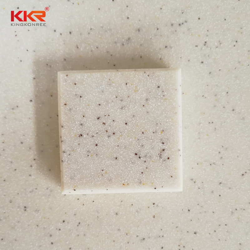 Hot Sles Color Solid Surface Sheets With Small Chips KKR-M1621