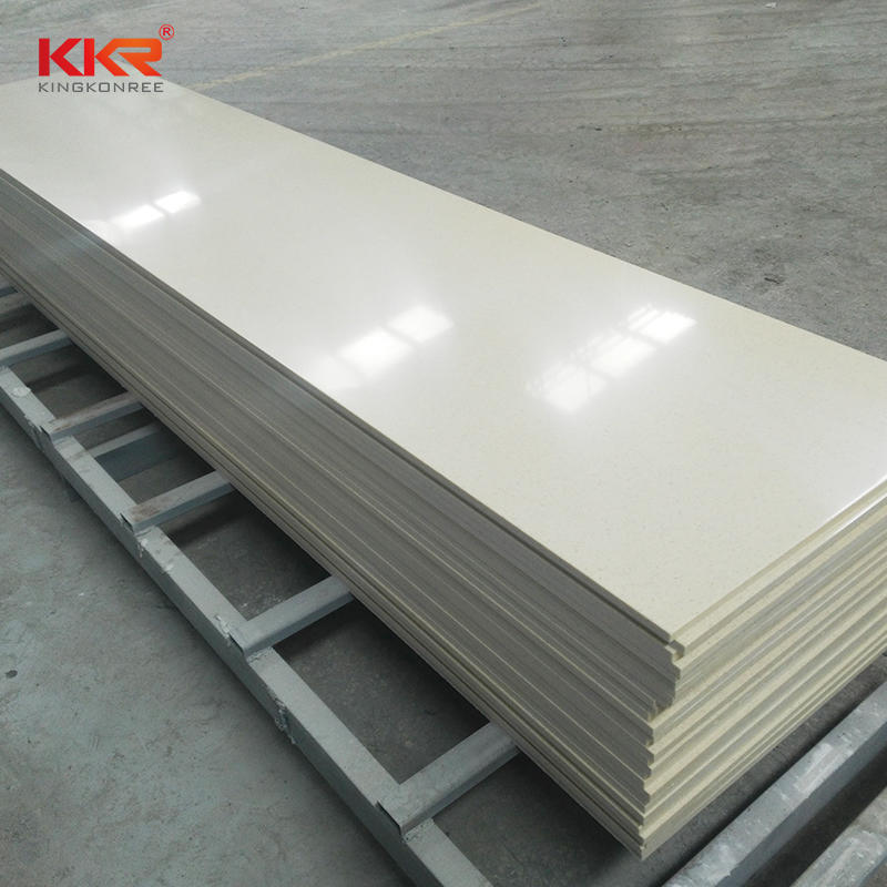 Hot Sles Color Solid Surface Sheets With Small Chips KKR-M1621