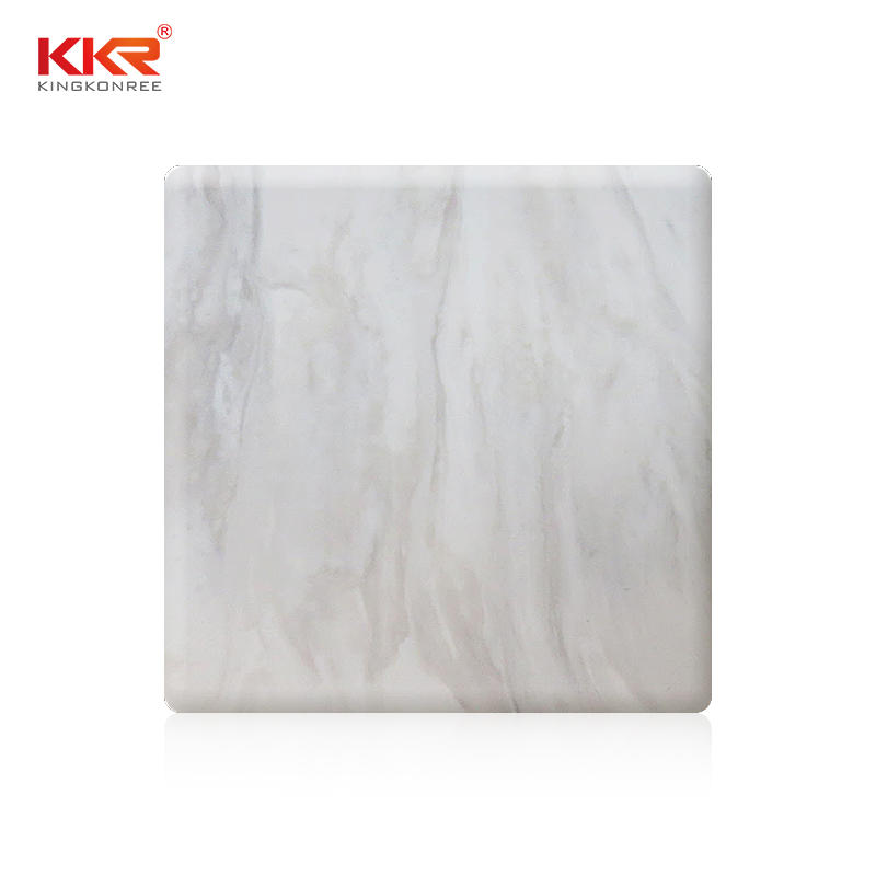 144 Inch Artificial Stone Acrylic Solid Surface Sheets KKR-M8817
