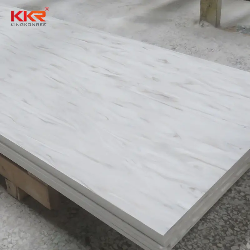 144 Inch Artificial Stone Acrylic Solid Surface Sheets KKR-M8817