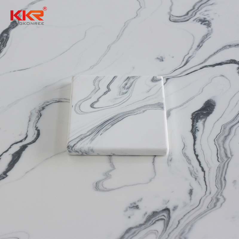 Veining Pattern Acrylic Marble Solid Surface Sheet KKR-M8820