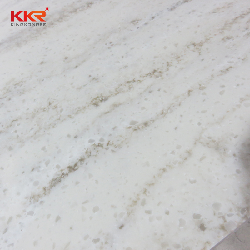 Modified Texture Marble Pattern Solid Surface Sheets KKR-M8826