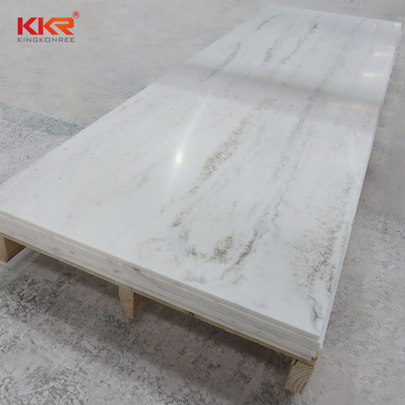 KKR Stone sheet solid surface slab  manufacturer for school building-1