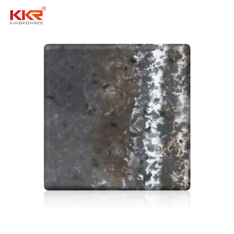 KKR Stone texture corian solid surface sheet vendor for garden table