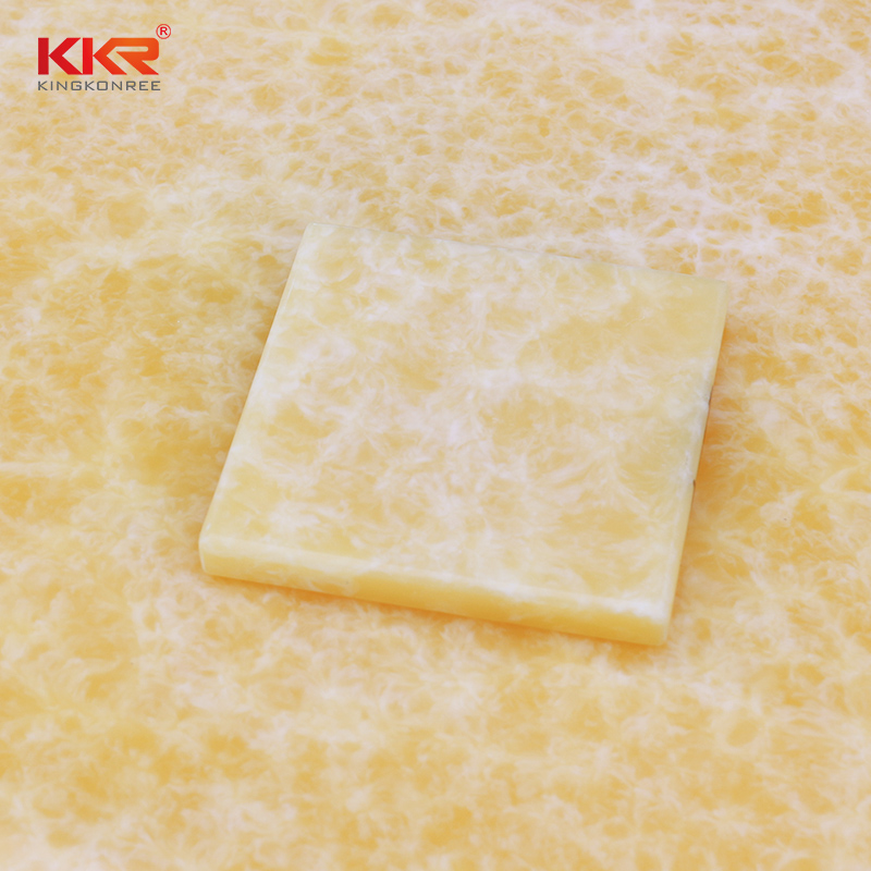 KKR Stone non-radioactive translucent resin panel with good price for school building-1