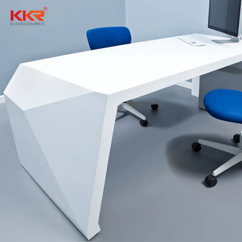 Unique Design Acrylic Solid Surface Bar Top Office Desk Countertop  002