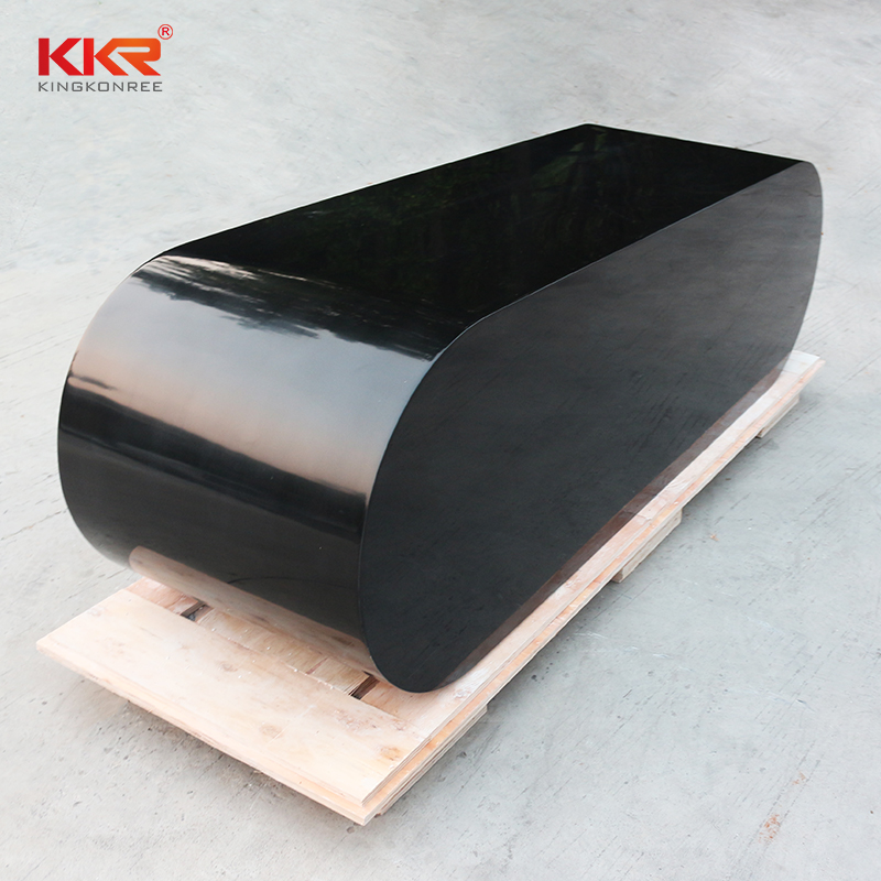 KKR Stone shape reception desk countertop for entertainment-1