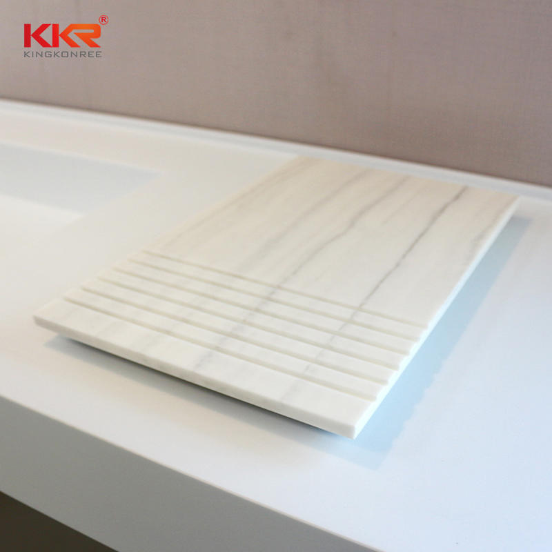 Marble Pattern Solid Surface Bathroom Tray TRAY 01
