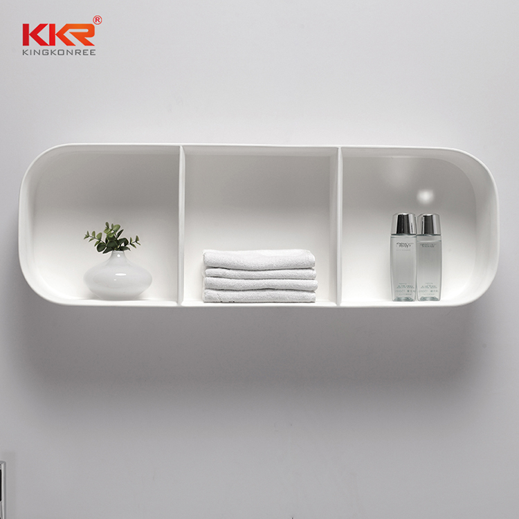 KKR Stone pattern acrylic wall shelf inquire now for hotel-1