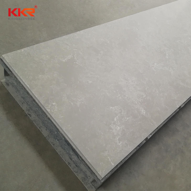 Artificial Stone Marble Pattern Solid Surface Sheets KKR-M5807