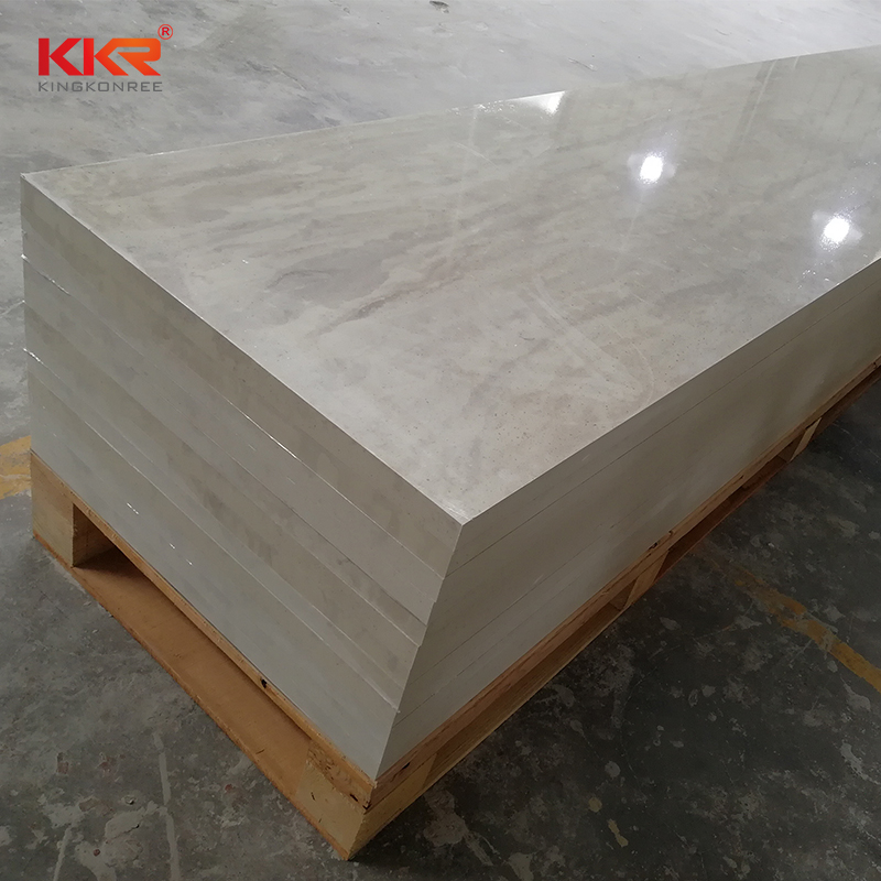 KKR Stone width corian solid surface sheet supply for building-2