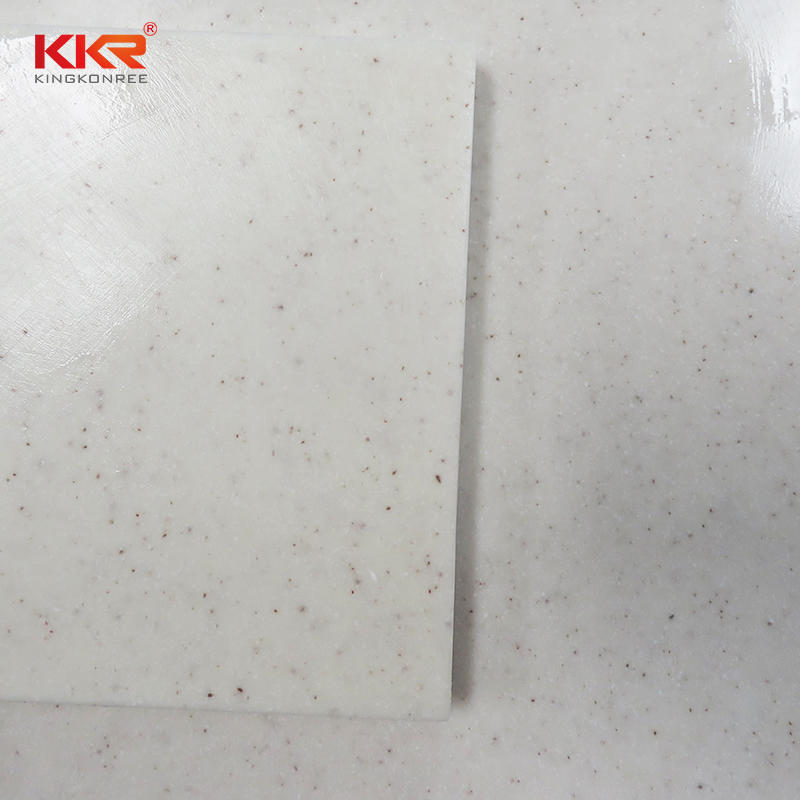 120 Inch Length Modified Acrylic Solid Surface Sheet With Small Chips KKR-M1653