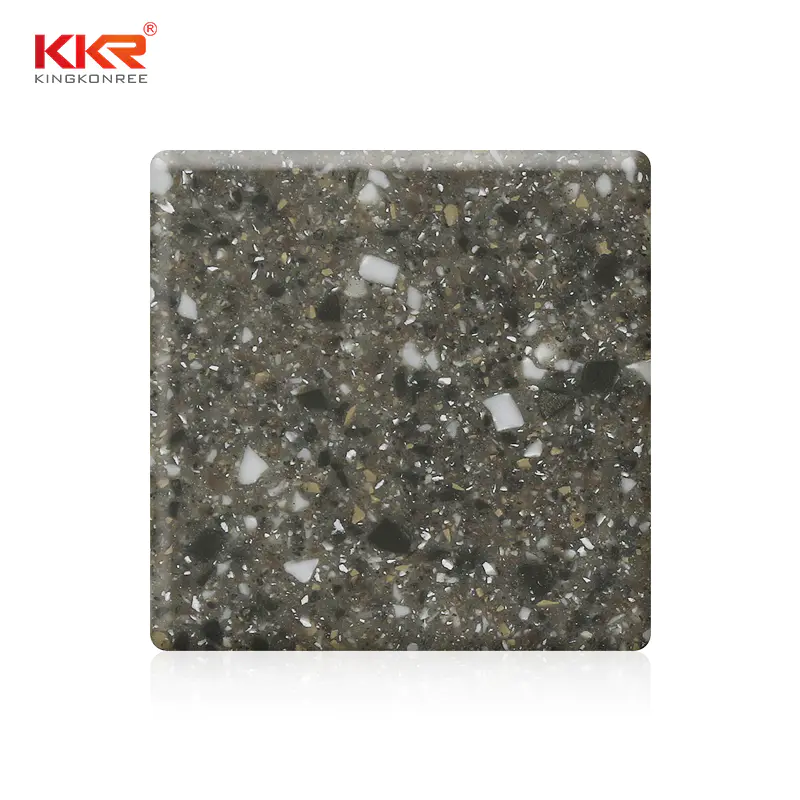 Brown Particles Modified Acrylic Solid Surface Sheets KKR-M1667