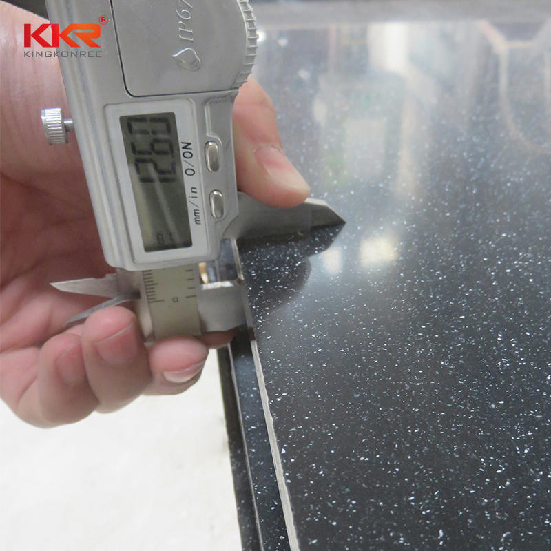 Sparkle Granules Acrylic Resin Stone Solid Surface Sheets KKR-M1673