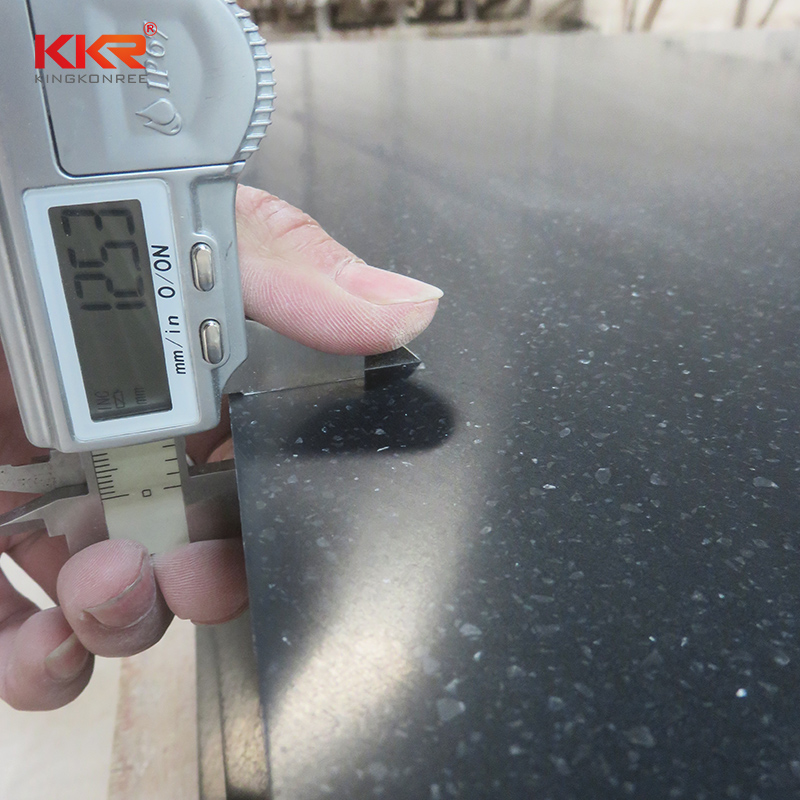 3660mm Length Artificial Stone Solid Surface Sheet with Granules Color KKR-M1675