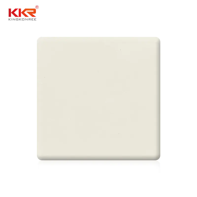 Bone Color 12mm Thickness Artificial Stone Solid Surface Sheets KKR-M1679