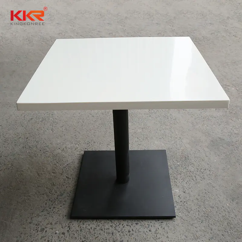China marble furniture stone top dining table sets solid surface tables for sale