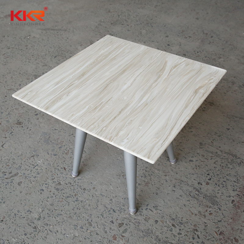 KKR Solid Surface marble top dining table sets bulks for sale-1