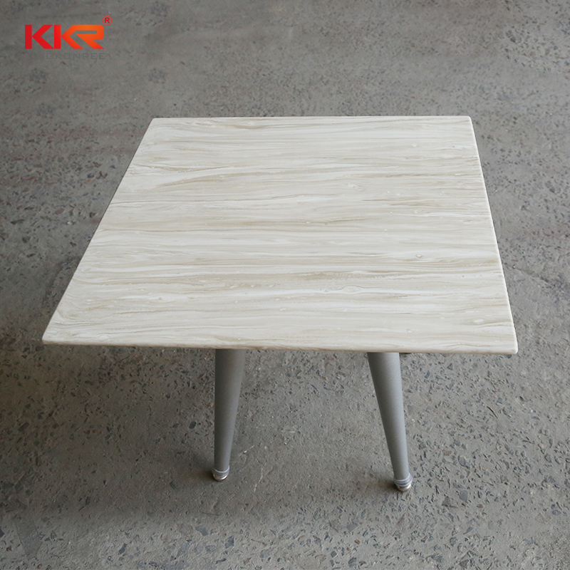 KKR Solid Surface marble top dining table sets bulks for sale-2