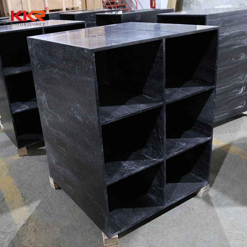 KKR Stone acrylic shelving unit factory for living room