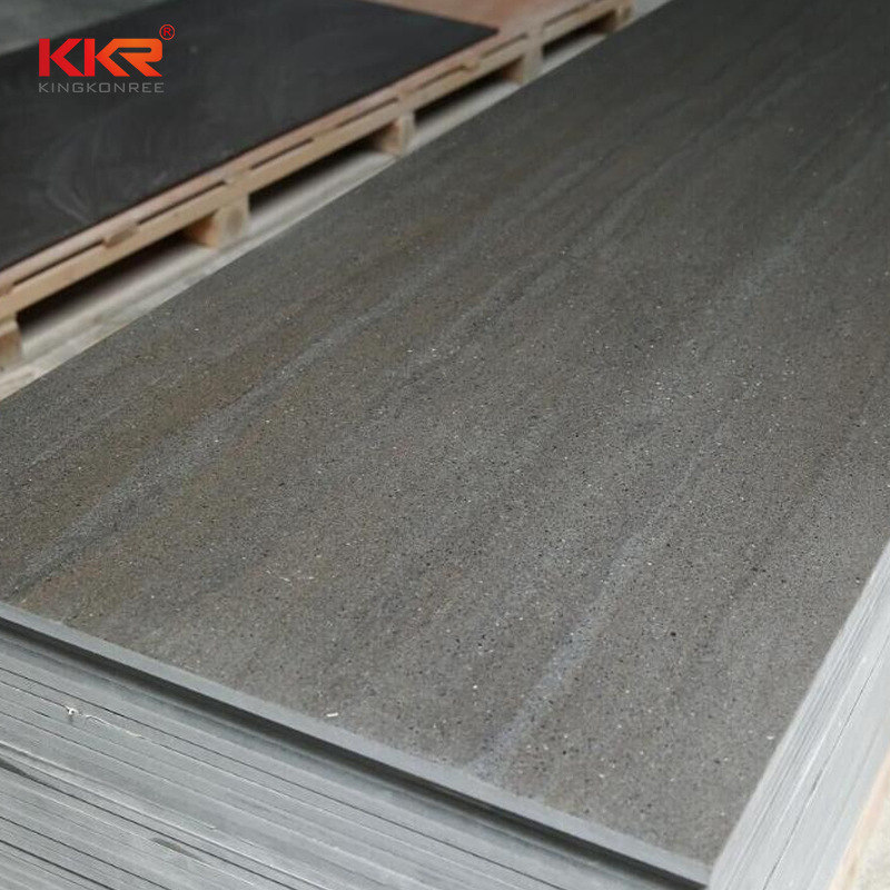 Stain resistant 100% texture acrylic solid surface sheets for kitchen countertop KKR-M8846