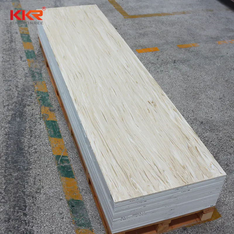 Wholesale price 6mm 12mm 20mm acrylic solid surface plates panel slabs sheet KKR-M8852