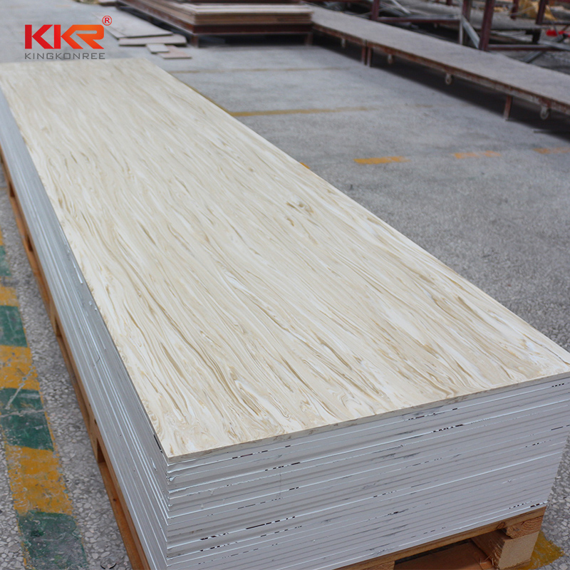 Wholesale price 6mm 12mm 20mm acrylic solid surface plates panel slabs sheet KKR-M8852