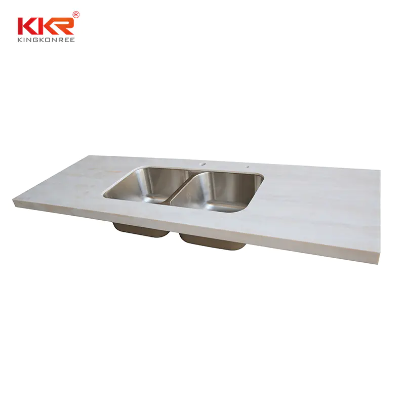 Cut-to-Size Kitchen Solid Surface Artificial Stone Kitchen Countertop