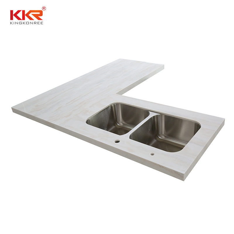 Cut-to-Size Kitchen Solid Surface Artificial Stone Kitchen Countertop