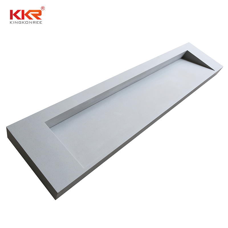 KKR Stone artificial bathroom vanity tops certifications for worktops-2