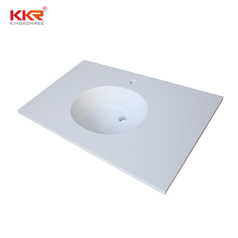 Professional manufacturer solid surface vanity tops