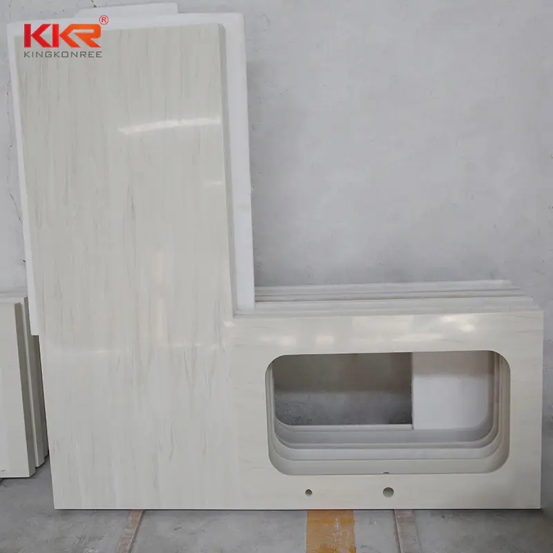 KKR Stone solid kitchen quartz countertops  supply for shoolbuilding