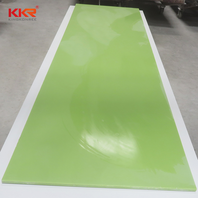 Multifunctional Bended Pure acrylic solid surface sheets KKR-M1705