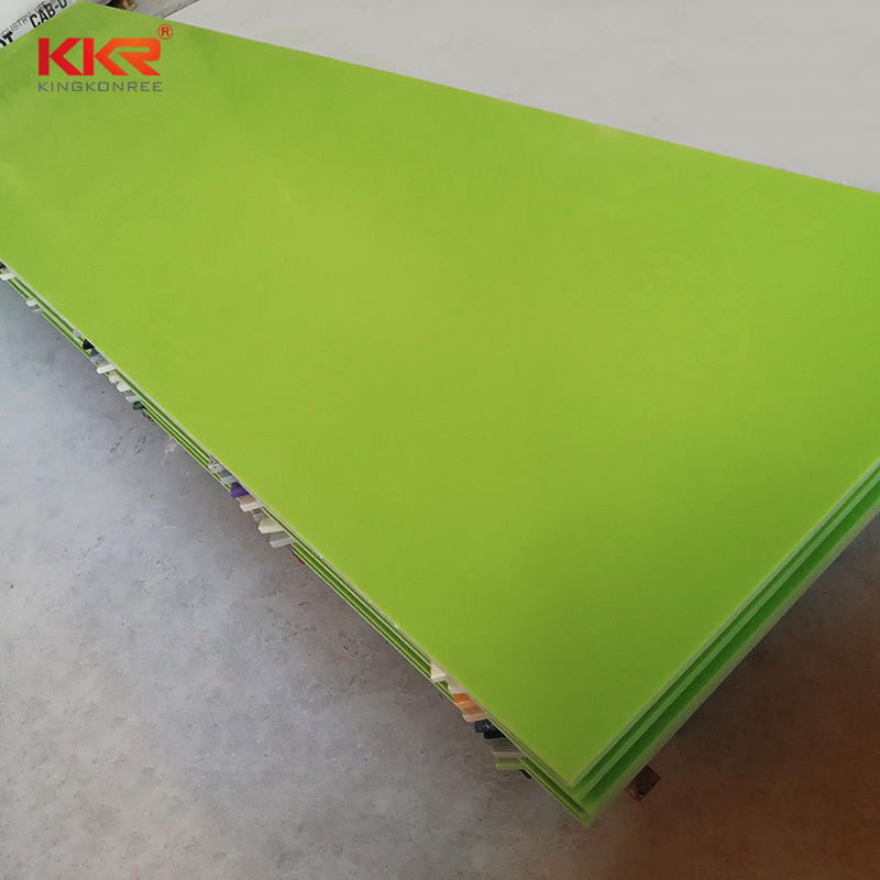 Multifunctional Bended Pure acrylic solid surface sheets KKR-M1705