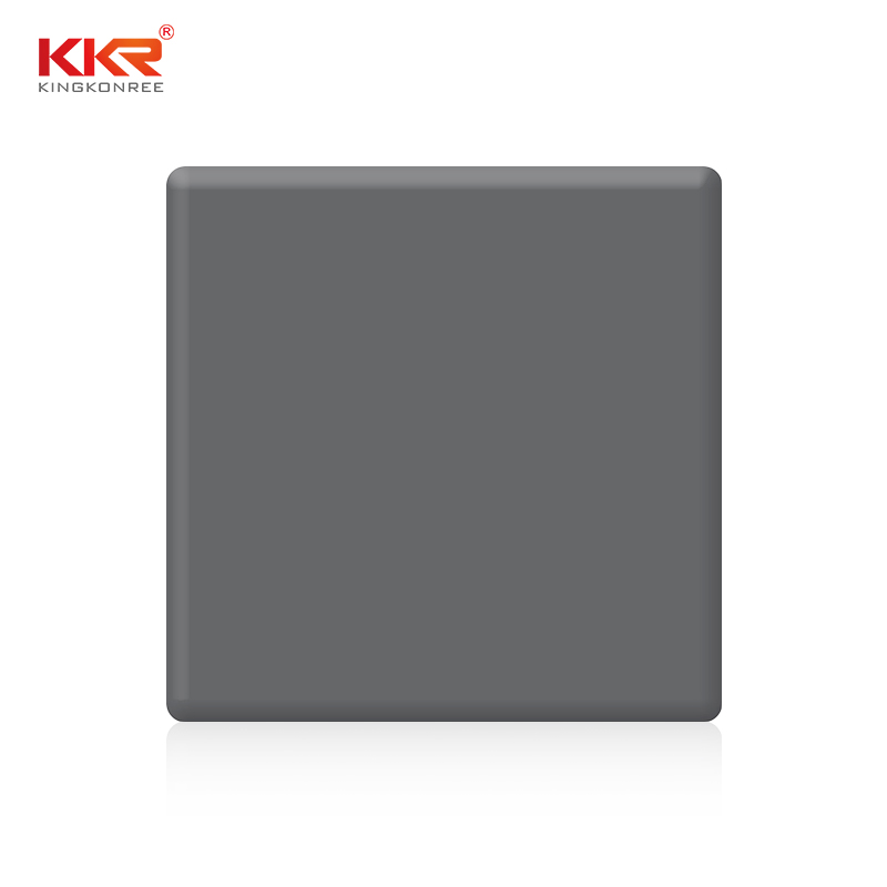 High quality grey artificial stone solid surface sheets KKR-M1706