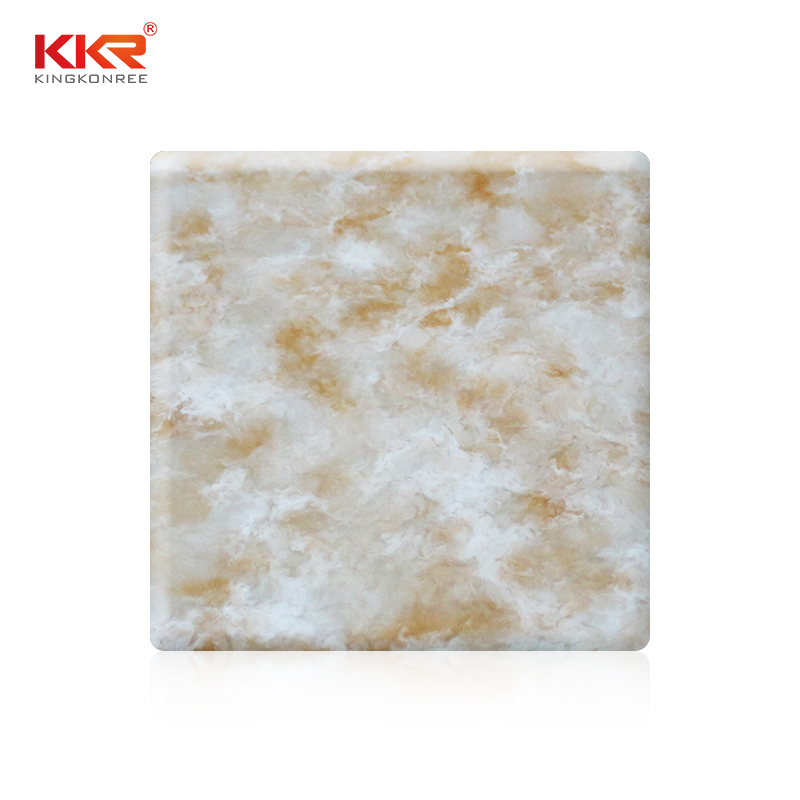 High quality solid surface sheet artificial marble resin stone texture solid surface slab KKR-M8802