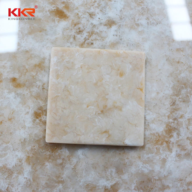 High quality solid surface sheet artificial marble resin stone texture solid surface slab KKR-M8802