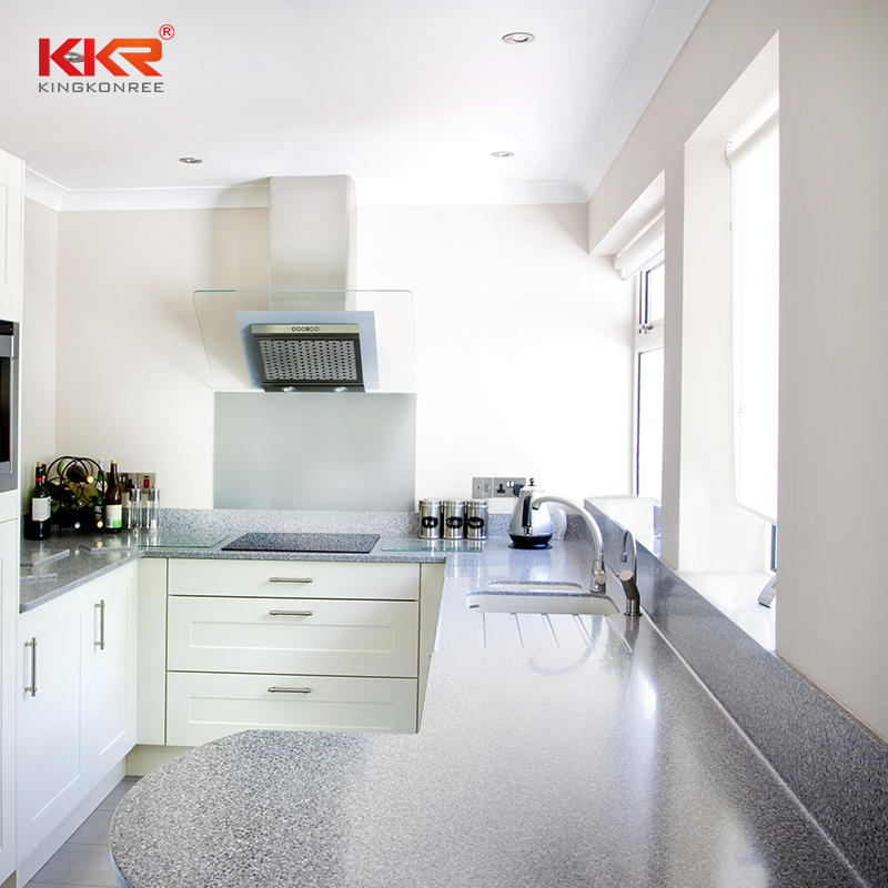KKR acrylic solid surface kitchen top kitchen countertops solid surface worktop