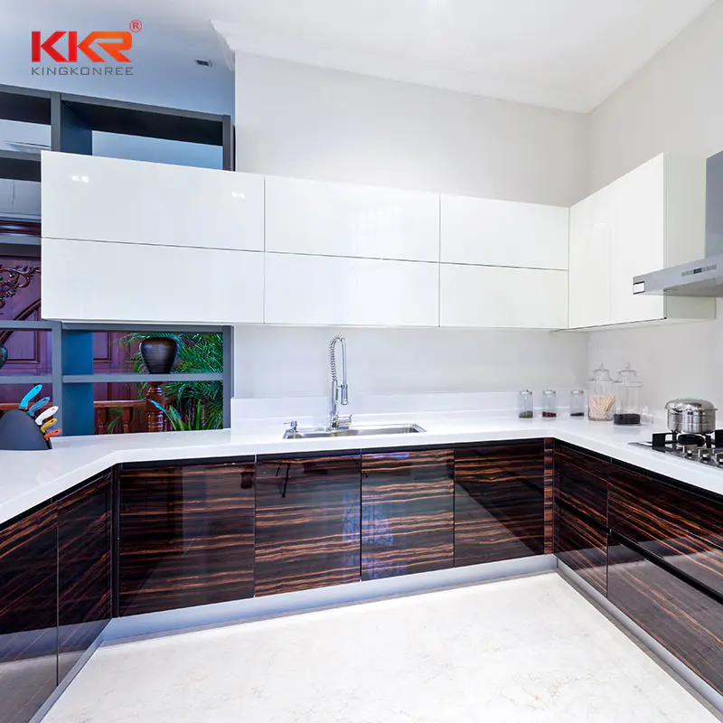 Wholesale artificial solid surface acrylic stone material kitchen countertop