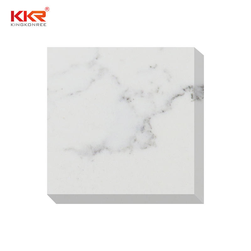 Artificial Marble Quartz Stone Slabs for kitchen countertop KKR-QY058