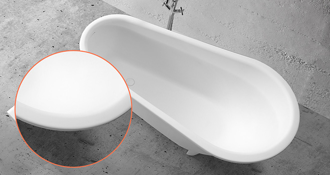 KKR Stone acrylic free standing bath tubs supply for school building-6