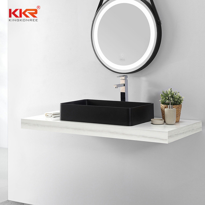 KKR Stone solid surface basin custom-design for kitchen tops-2